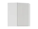 BRW Угловой верхний кухонный шкаф Sole 60 см левый светло-серый глянец, альпийский белый/светло-серый глянец FH_GNWU_60/72_L-BAL/XRAL7047 фото thumb №2
