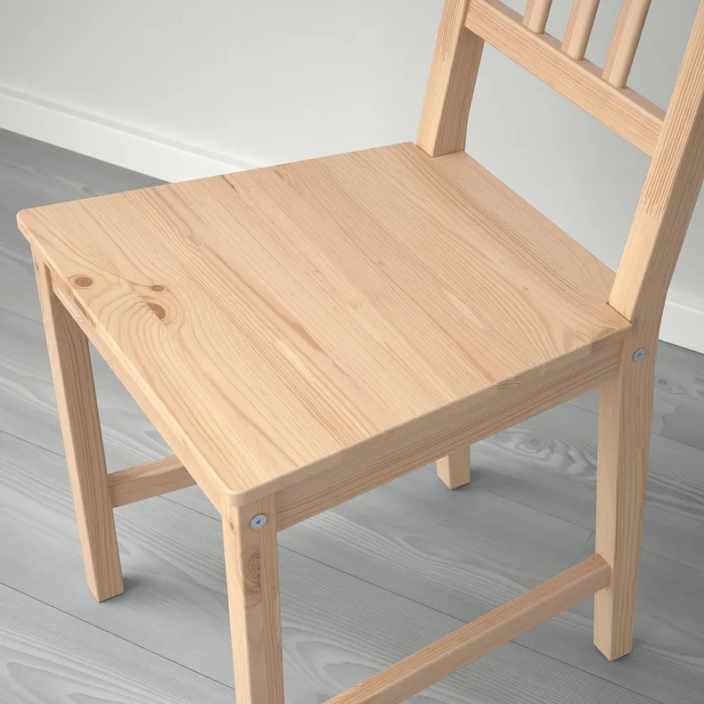 IKEA PINNTORP ПІННТОРП, стілець, світло-коричнева морилка 005.904.80 фото №6