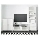 IKEA BRIMNES БРИМНЭС, шкаф для ТВ, комбинация, белый, 258x41x190 см 891.843.31 фото thumb №2