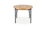 Розкладний стіл HALMAR INFERNO 100-300х100 см, натуральний дуб - чорний фото