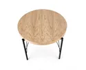 Розкладний стіл HALMAR INFERNO 100-300х100 см, натуральний дуб - чорний фото thumb №15