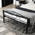 Кровать односпальная металлическая MEBEL ELITE GRIFFIN, 90x200 см, Черный фото thumb №6