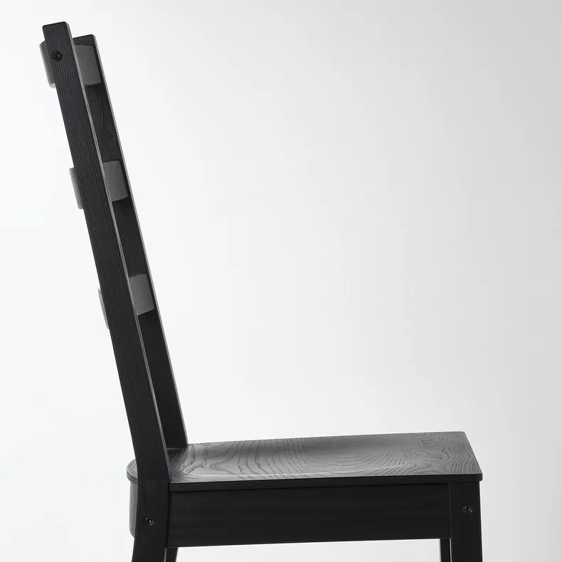 IKEA NORDVIKEN НОРДВИКЕН / NORDVIKEN НОРДВИКЕН, стол и 4 стула, чёрный / черный, 152 / 223x95 см 593.051.55 фото №8