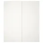 IKEA HASVIK ХАСВІК, розсувні дверцята, 2 шт., білий, 200x236 см 305.215.41 фото