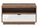 Стол журнальный деревянный BRW FORN 48.5х60х90 см, дуб делано темный/белый глянец LAW1S-DDC/BIP фото thumb №2