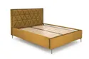 Узголів'я ліжка HALMAR MODULO W5 160 см гірчичного кольору. Моноліт 48 фото thumb №2
