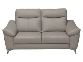 BRW Двухместный диван Luna 2 из натуральной кожи светло-серого цвета, Мадрас 518 SO-LUNA-2-SK+ECO_B6B27C фото