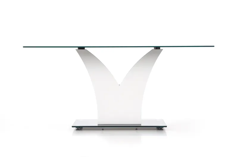 Кухонний стіл HALMAR VESPER 160x90 см чорний, білий фото №4