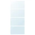 IKEA AULI АУЛІ, 4 панелі для рами розсувних дверцят, дзеркало, 100x236 см 605.877.43 фото thumb №1