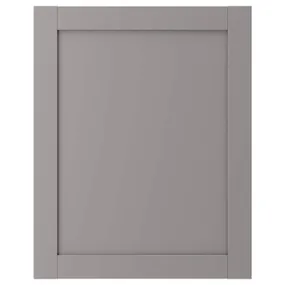 IKEA ENHET ЕНХЕТ, дверцята, сіра рамка, 60x75 см 804.576.70 фото