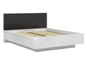 BRW Комплект: ліжко з підйомним механізмом та нішею для зберігання 160х200 см BRW FORN білий глянець/чорний матовий + матрац MERIDA LOZ/160/B+MERIDA-BIP/CAM фото thumb №3