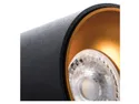 BRW Алюминиевый накладной светильник Riti в черном и золотом цвете 086803 фото thumb №2