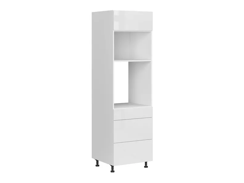 Кухонный шкаф BRW Top Line 60 см с наклонным духовым шкафом и выдвижными ящиками белый глянец, альпийский белый/глянцевый белый TV_DPS_60/207_2SMB/SMB/O-BAL/BIP фото №2