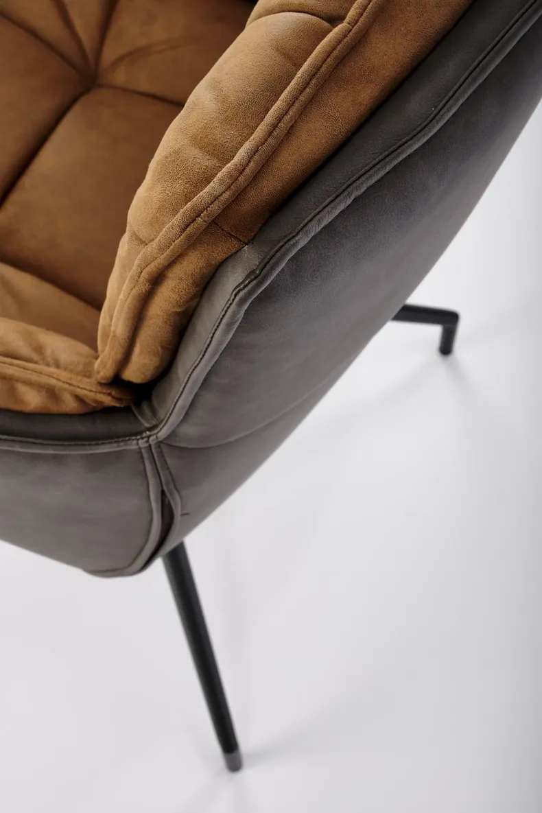Кухонный стул HALMAR K523 коричневый/темно-коричневый фото №15
