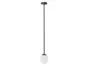 BRW Скляний підвісний світильник для ванної Ice Egg чорно-білий 083935 фото thumb №1