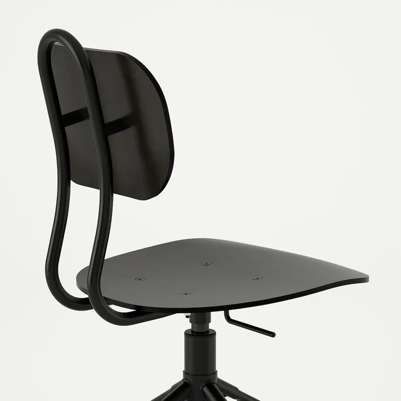 IKEA KULLABERG КУЛЛАБЕРГ, обертовий стілець, чорний 903.255.18 фото №6