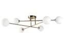 BRW 6-позиционный металлический потолочный светильник Dorado белый и золотой 082405 фото thumb №1