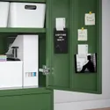 IKEA IDÅSEN ІДОСЕН, шафа з дверцятами й шухлядами, темно-зелений, 80x47x119 см 904.963.98 фото thumb №8