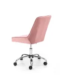 Крісло комп'ютерне офісне обертове HALMAR RICO, рожевий оксамит фото thumb №5