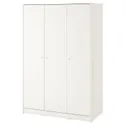 IKEA KLEPPSTAD КЛЕППСТАД, гардероб із 3 дверцятами, білий, 117x176 см 004.417.58 фото thumb №1