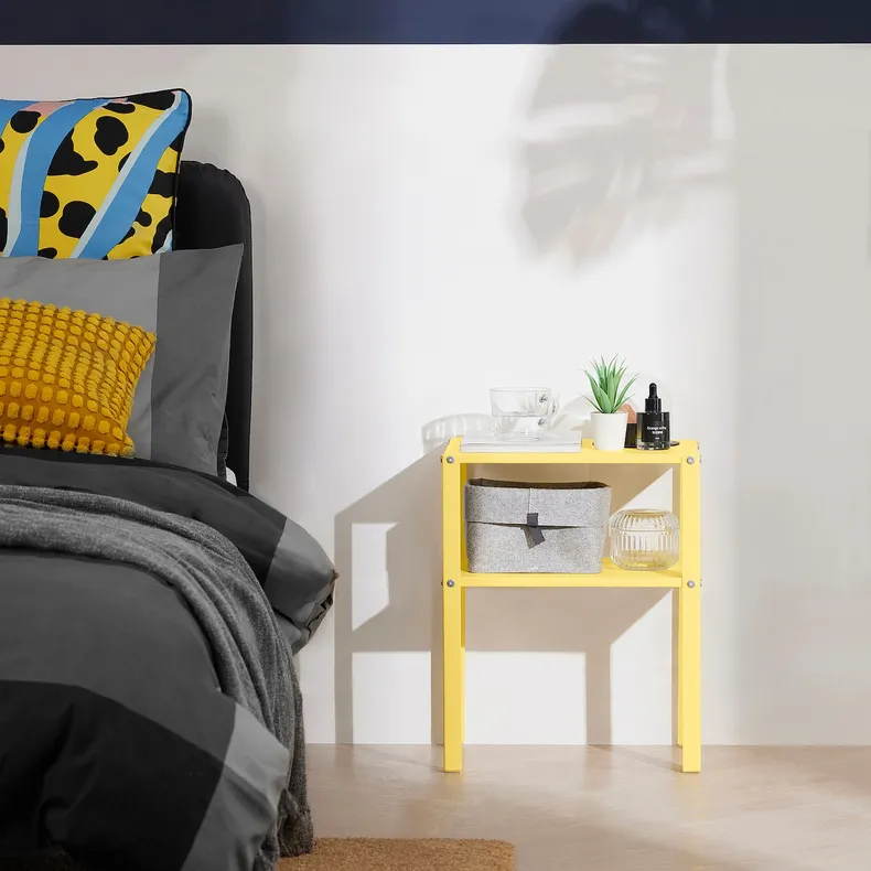IKEA KNARREVIK КНАРРЕВИК, тумба прикроватная, Ярко-желтый, 37x28 см 205.763.22 фото №2