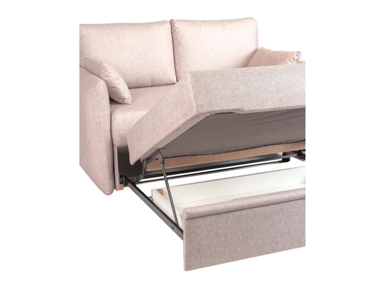 BRW Двомісний диван-ліжко Sevo з ящиком для зберігання велюровий бежевий SO2-SEVO-2FBK-G1_BD60D8 фото №6