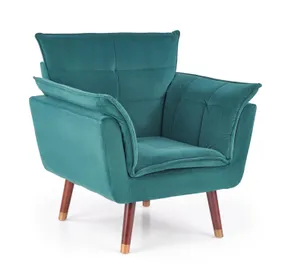 Кресло мягкое HALMAR REZZO темно-зеленый фото