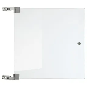 IKEA EKET ЭКЕТ, стеклянная дверь, прозрачное стекло, 31x31 см 304.289.01 фото