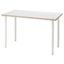 IKEA LAGKAPTEN ЛАГКАПТЕН / OLOV ОЛОВ, письменный стол, белый антрацит / белый, 120x60 см 695.084.16 фото