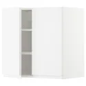 IKEA METOD МЕТОД, навісна шафа з полицями / 2 дверцят, білий / Voxtorp матовий білий, 60x60 см 894.687.54 фото thumb №1