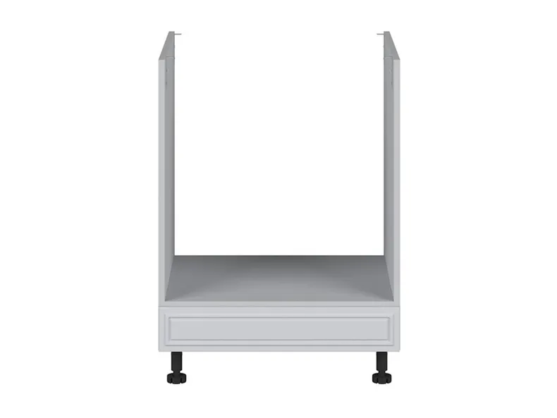 BRW Кухонный шкаф для встроенного духового шкафа Verdi 60 см светло-серый матовый, греноловый серый/светло-серый матовый FL_DP_60/82_K-SZG/JSZM фото №1