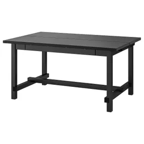 IKEA NORDVIKEN НОРДВІКЕН, розкладний стіл, чорний, 152 / 223x95 см 203.687.14 фото