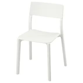 IKEA JANINGE ЯНІНГЕ, стілець, білий 002.460.78 фото