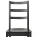 IKEA SKOGSTA СКОГСТА / NORDVIKEN НОРДВИКЕН, стол и 6 стульев, акация / черный, 235x100 см 694.826.90 фото thumb №4
