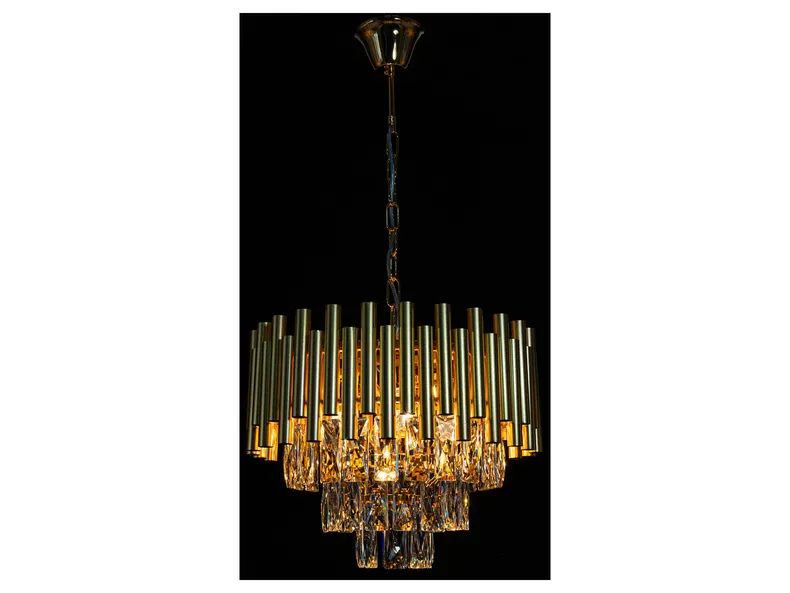BRW Четырехпозиционный металлический подвесной светильник Bari золотого цвета 092940 фото №3