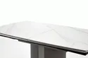 Раскладной стол HALMAR DANCAN 160-220x90 см, белый мрамор / ясен / светлый ясен / черный фото thumb №12