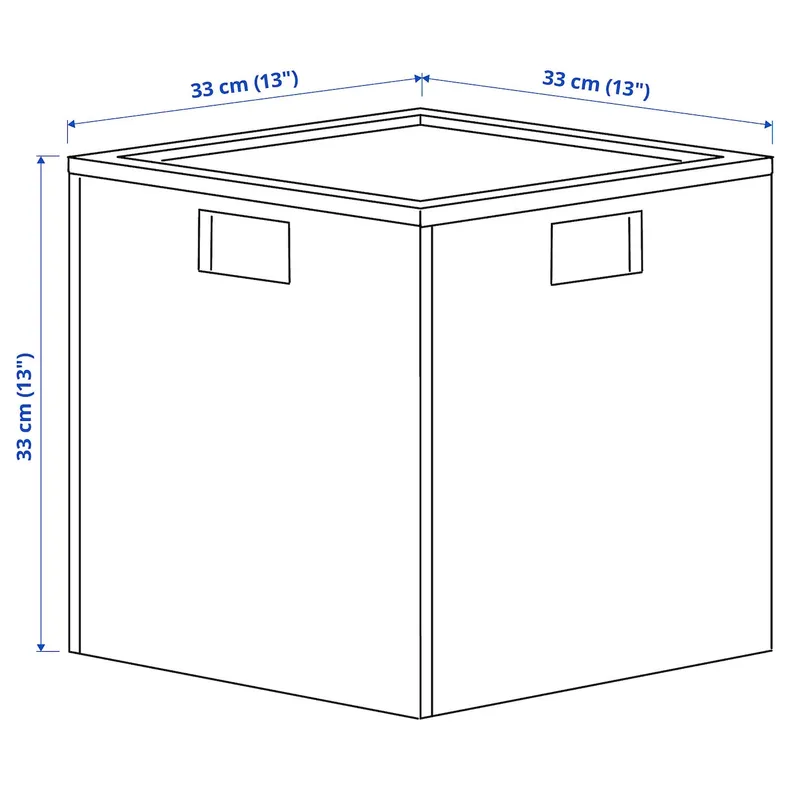 IKEA PANSARTAX ПАНСАРТАКС, коробка для зберігання з кришкою, прозорий сіро-блакитний, 33x33x33 см 405.150.21 фото №12