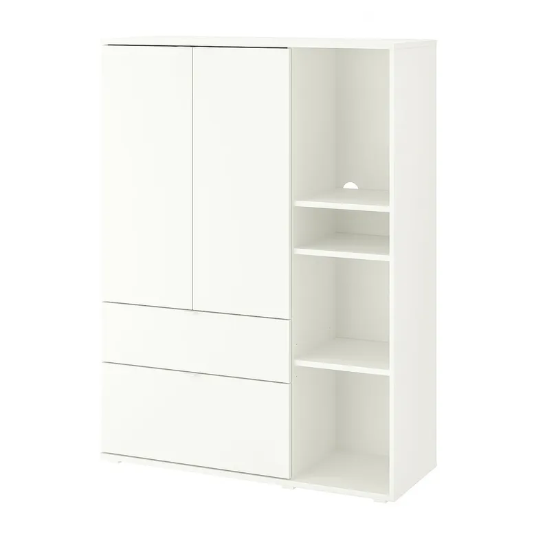 IKEA VIHALS ВИХАЛС, модуль для хранения, белый, 105x37x140 см 904.832.68 фото №1