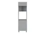 BRW Кухонный шкаф для встраиваемого духового шкафа Iris 60 см правый ferro, гренола серый/ферро FB_DPS_60/207_P/O-SZG/FER фото