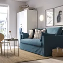 IKEA HYLTARP ХЮЛЬТАРП, 2-місний диван-ліжко, Талміра блакитна 195.148.77 фото thumb №3