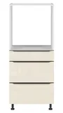 BRW Sole L6 60 см кухонна шафа для духової шафи з висувними ящиками магнолія перлина, альпійський білий/магнолія перламутровий FM_DPS_60/143_2STB/STB-BAL/MAPE фото