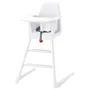 IKEA LANGUR ЛАНГУР, детский / высокий стул+столешницей, белый 492.525.53 фото