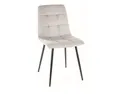 Кухонний стілець SIGNAL MILA Velvet, Bluvel 03 - світло-сірий фото thumb №3