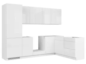 BRW Кутовий кухонний гарнітур Top Line 270x180 см білий глянець, альпійський білий/глянцевий білий TV_NAR2_BBL-BAL/BIP фото