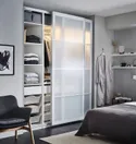 IKEA PAX ПАКС, 3 каркаси гардероба, білий, 200x35x201 см 898.953.31 фото thumb №2