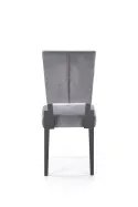 Кухонний стілець оксамитовий HALMAR Sorbus Velvet, оббивка - сірий / ніжки - масив бука фото thumb №7