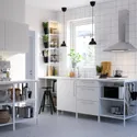 IKEA ENHET ЕНХЕТ, шафа, білий, 123x63.5x207 см 995.481.14 фото thumb №2