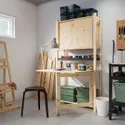 IKEA IVAR ИВАР, 1секция / складной стол / раздвиж дверь, сосна / войлок, 89x30x179 см 195.080.89 фото thumb №2