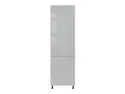 Кухонна шафа BRW Top Line 60 см ліва глянцева сіра для вбудованого холодильника, гренола сірий / глянцевий сірий TV_DL_60/207_L/L-SZG/SP фото thumb №1