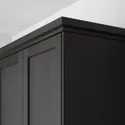 IKEA LERHYTTAN ЛЕРХЮТТАН, карниз декоративный,профилированный, чёрный цвет, 221 см 903.560.91 фото thumb №4